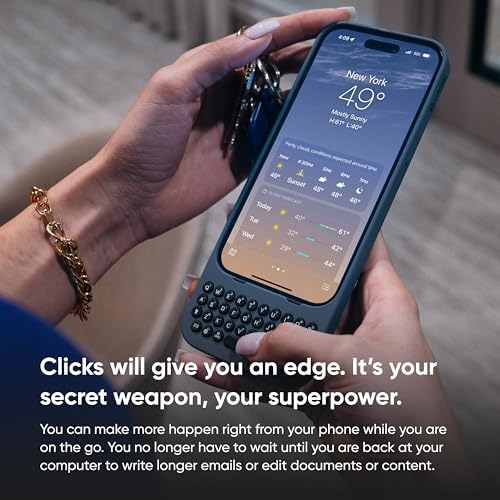 Clicks Keyboard for iPhone 15 Plus Keyboard Case for India | Ubuy